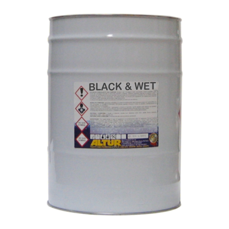 Black & Wet lucido per gomme idrorepellente effetto bagnato