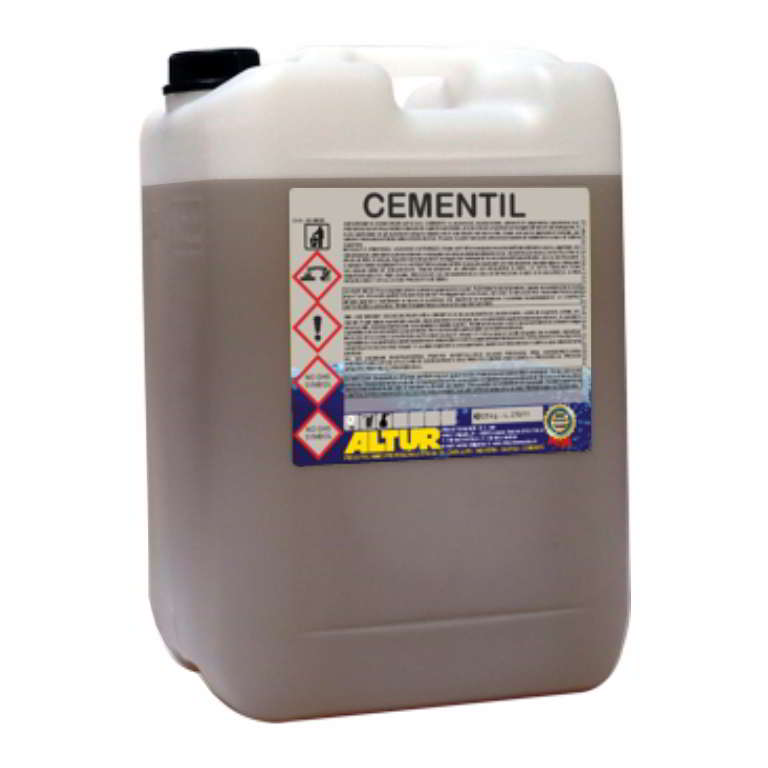 Cementil detergente acido disincrostante da cemento e dal calcare su automezzi betoniere casseforme