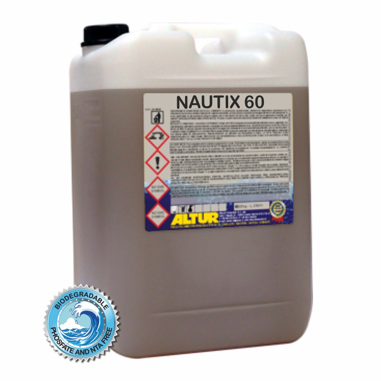Nautix 60 disincrostante acido per calcare salsedine e dente di cane