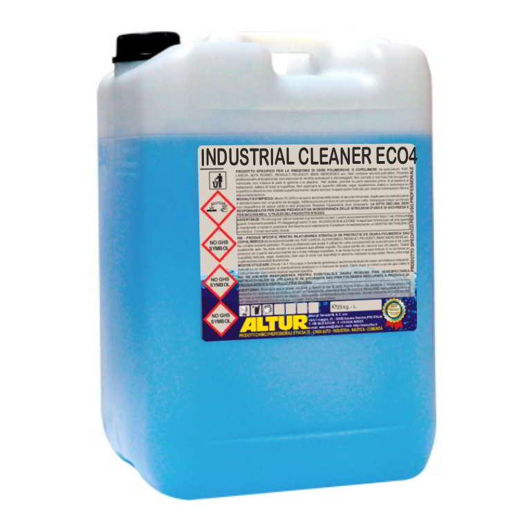 Industrial Cleaner Eco4 detergente sgrassante rimuove olio grasso pesante collanti e adesivi