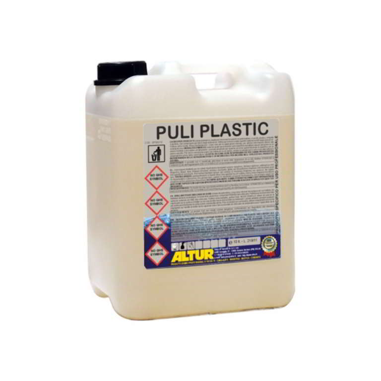 Puliplastic detergente pulizia e rinnovo plastiche
