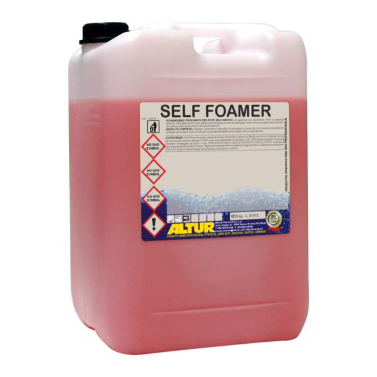 Self Foamer shampoo schiumogeno profumato per box self service autolavaggio
